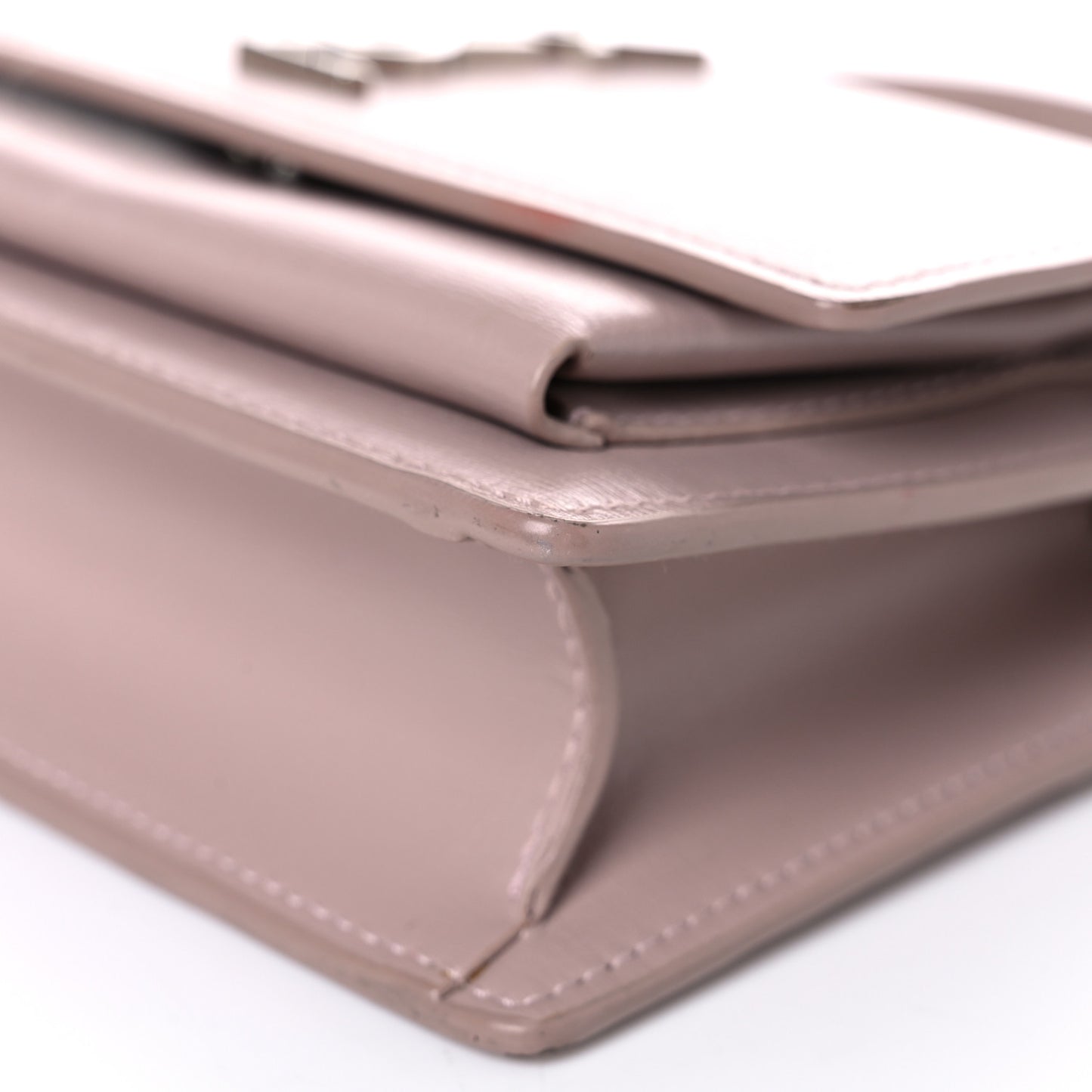 Calfskin Monogram Sunset Chain Wallet Light Pink