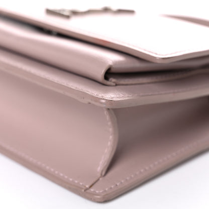 Saint Laurent Calfskin Monogram Sunset Chain Wallet Light Pink 8 of 21