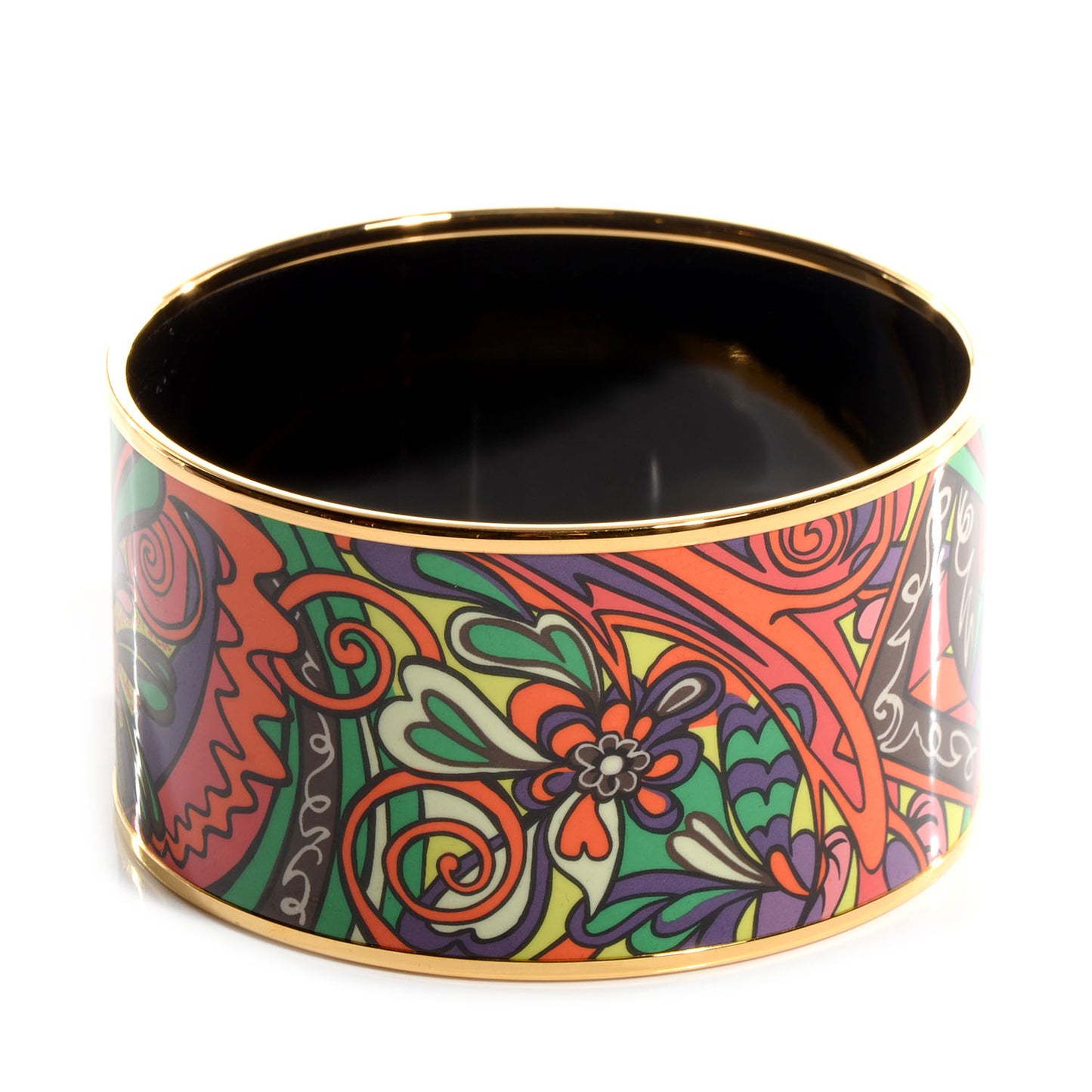 Enamel Printed L'Ivresse De L'Infini Extra Wide Bracelet 70