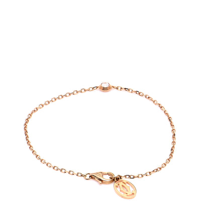 Cartier 18K Pink Gold Diamond SM D'Amour Bracelet 3 of 6