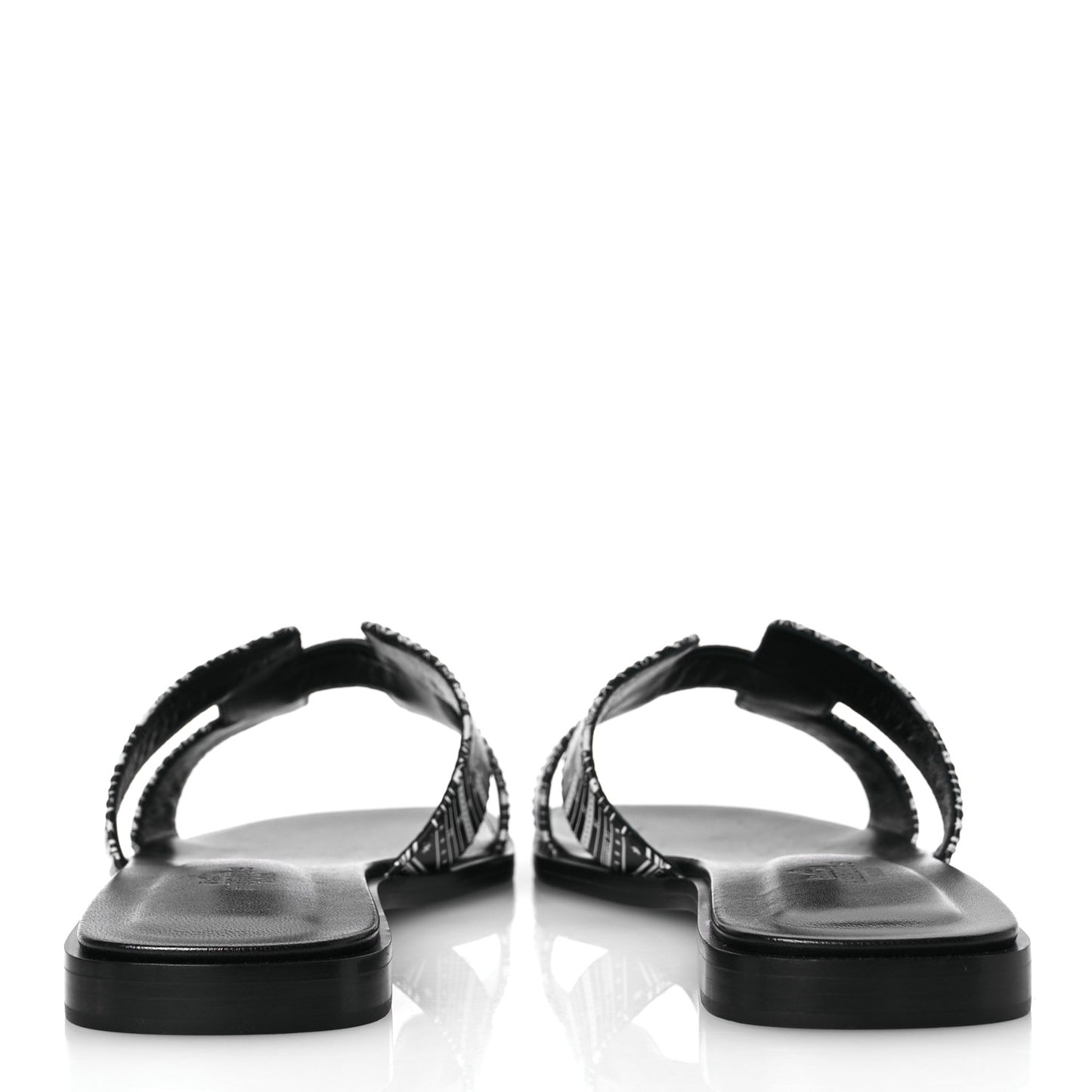 Calfskin Astrologie Bandana Oran Sandals 36.5 Black
