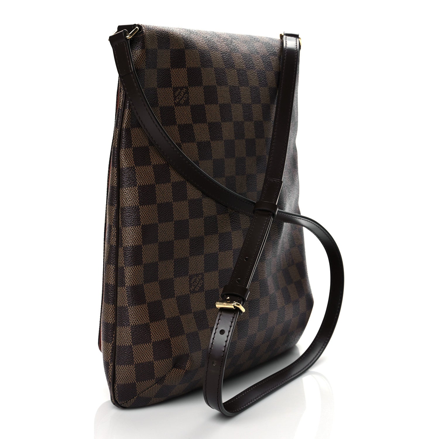 Louis Vuitton Damier Ebene Musette GM 3 of 10