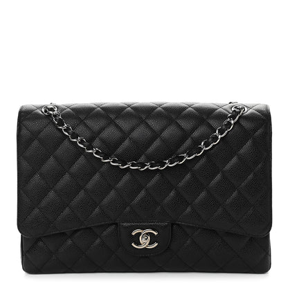 Chanel Caviar Quilted Maxi Single Flap Black 1 of 11
