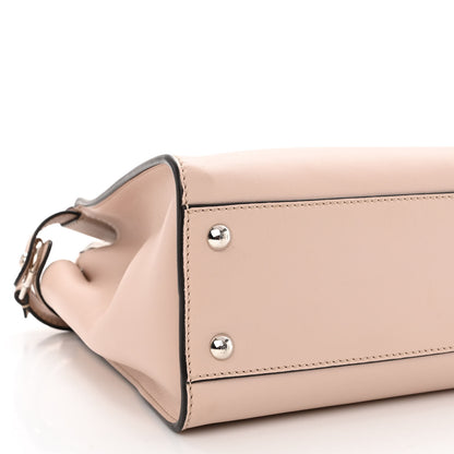 Fendi Vitello Seta Shiny Nappa Medium Peekaboo Iconic Satchel Soap Opale 9 of 12