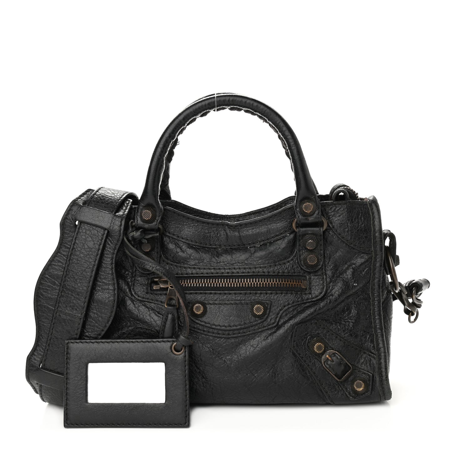 Agneau Giant 12 Gold Hardware Mini City Black