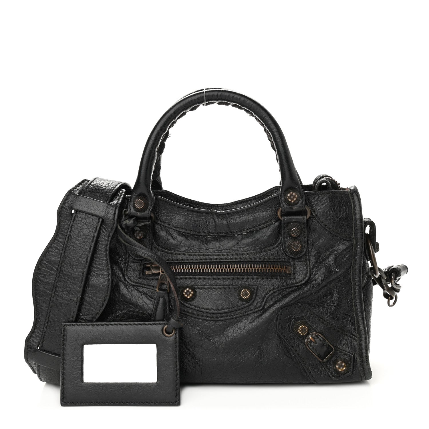 Balenciaga Agneau Giant 12 Gold Hardware Mini City Black 1 of 9