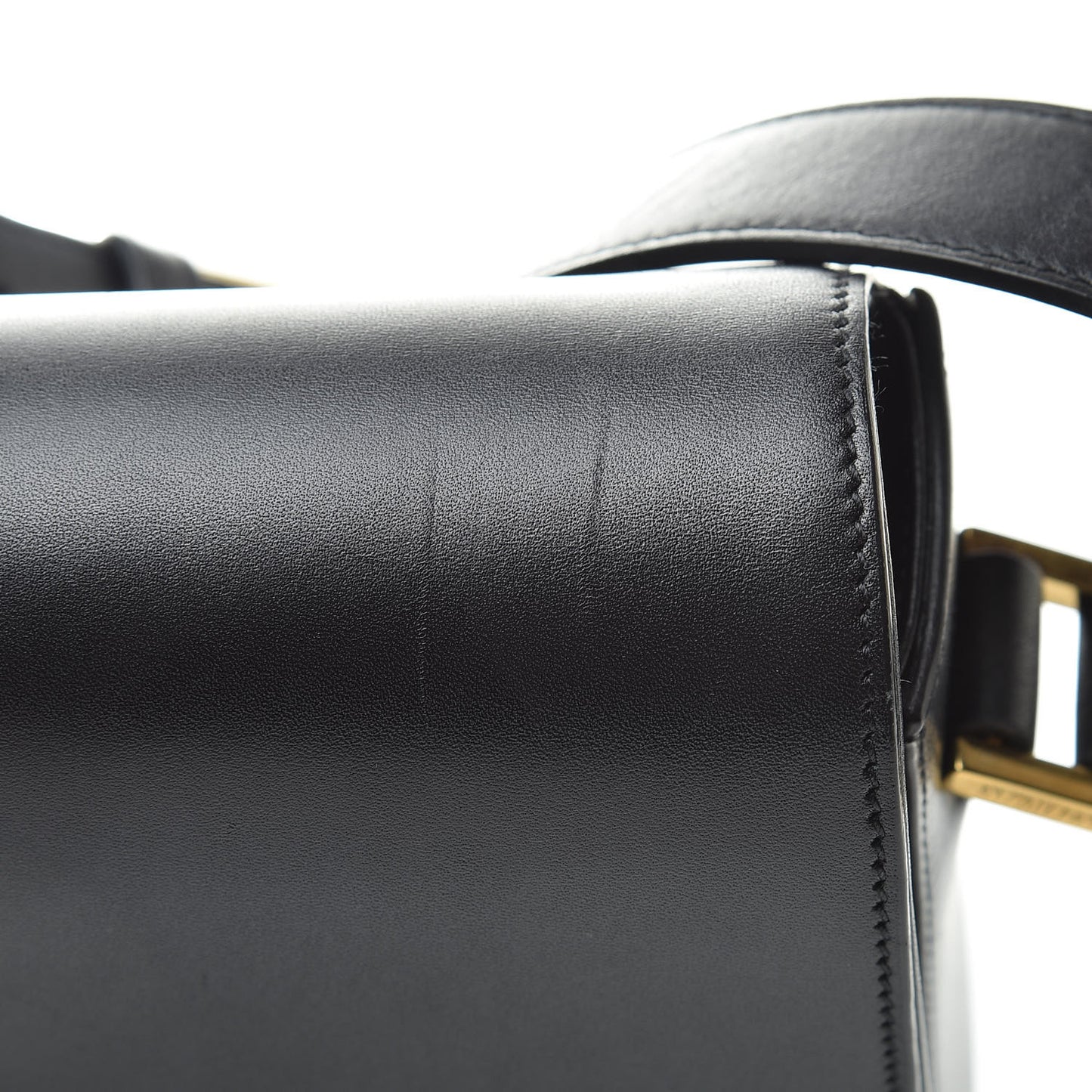 Textured Calfskin Medium Classic Monogram Universite Bag Black