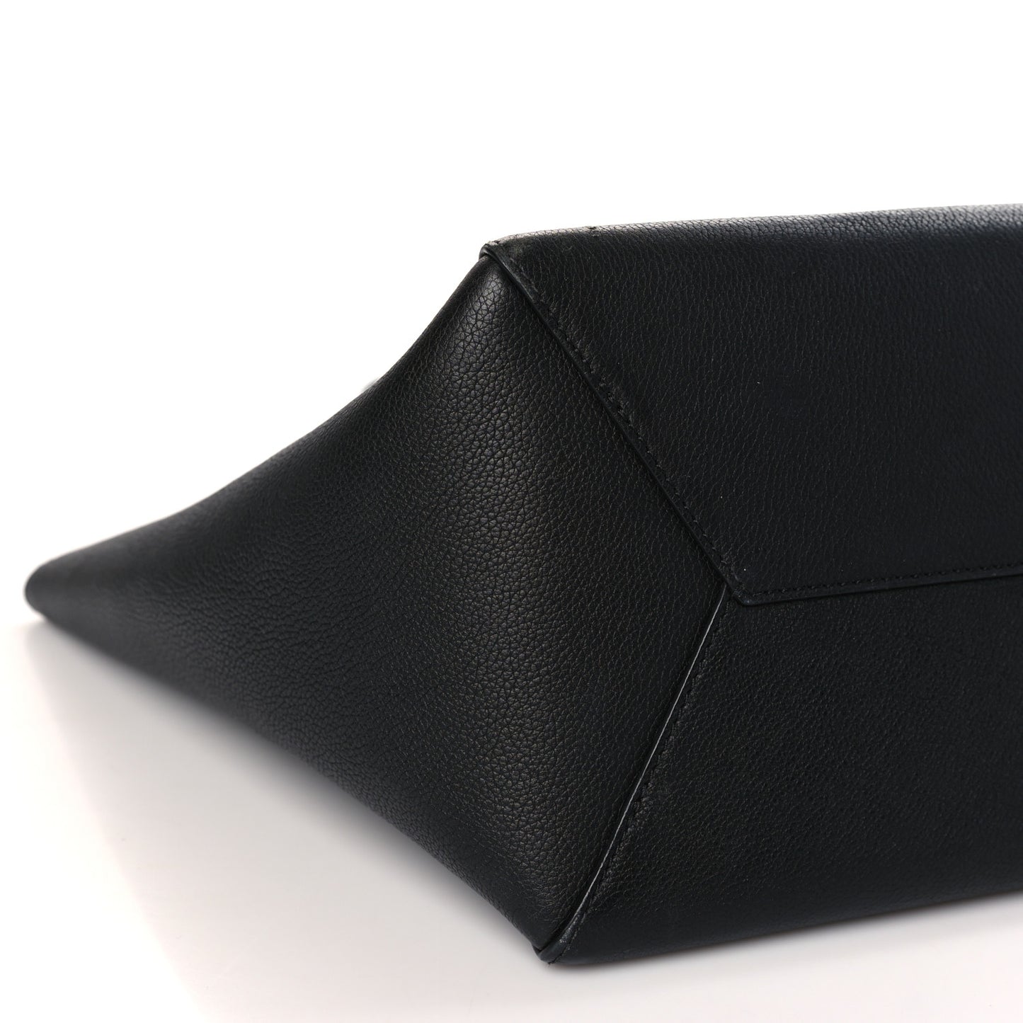 Calfskin Lockme Go Tote Black