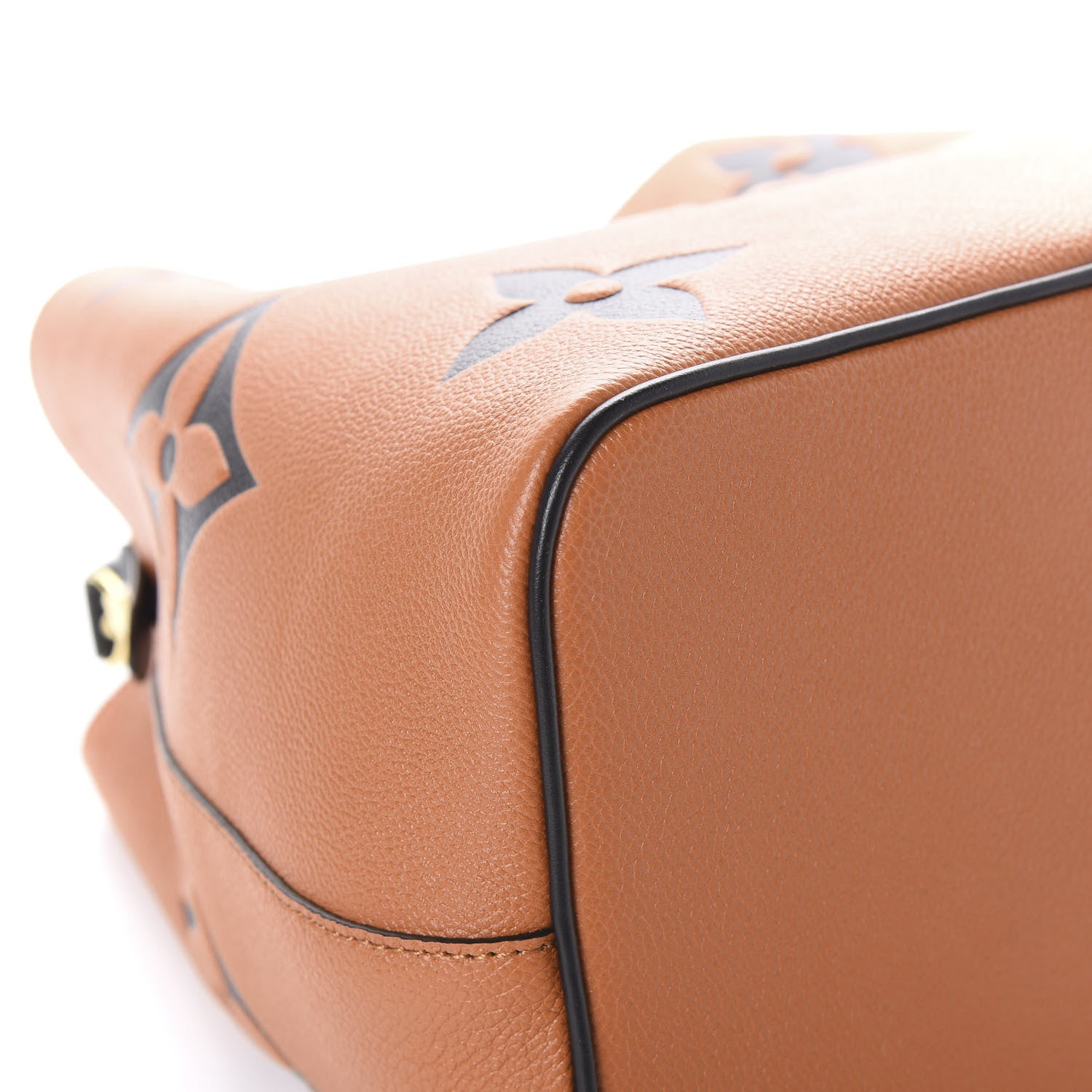 Louis Vuitton Empreinte Monogram Giant Crafty Neonoe MM Caramel Black 13 of 14