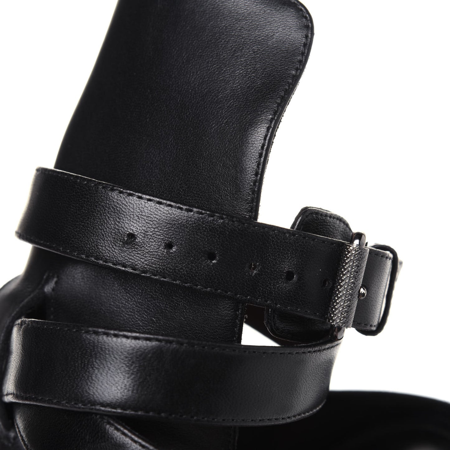 Calfskin Spike Pumps 37.5 Black