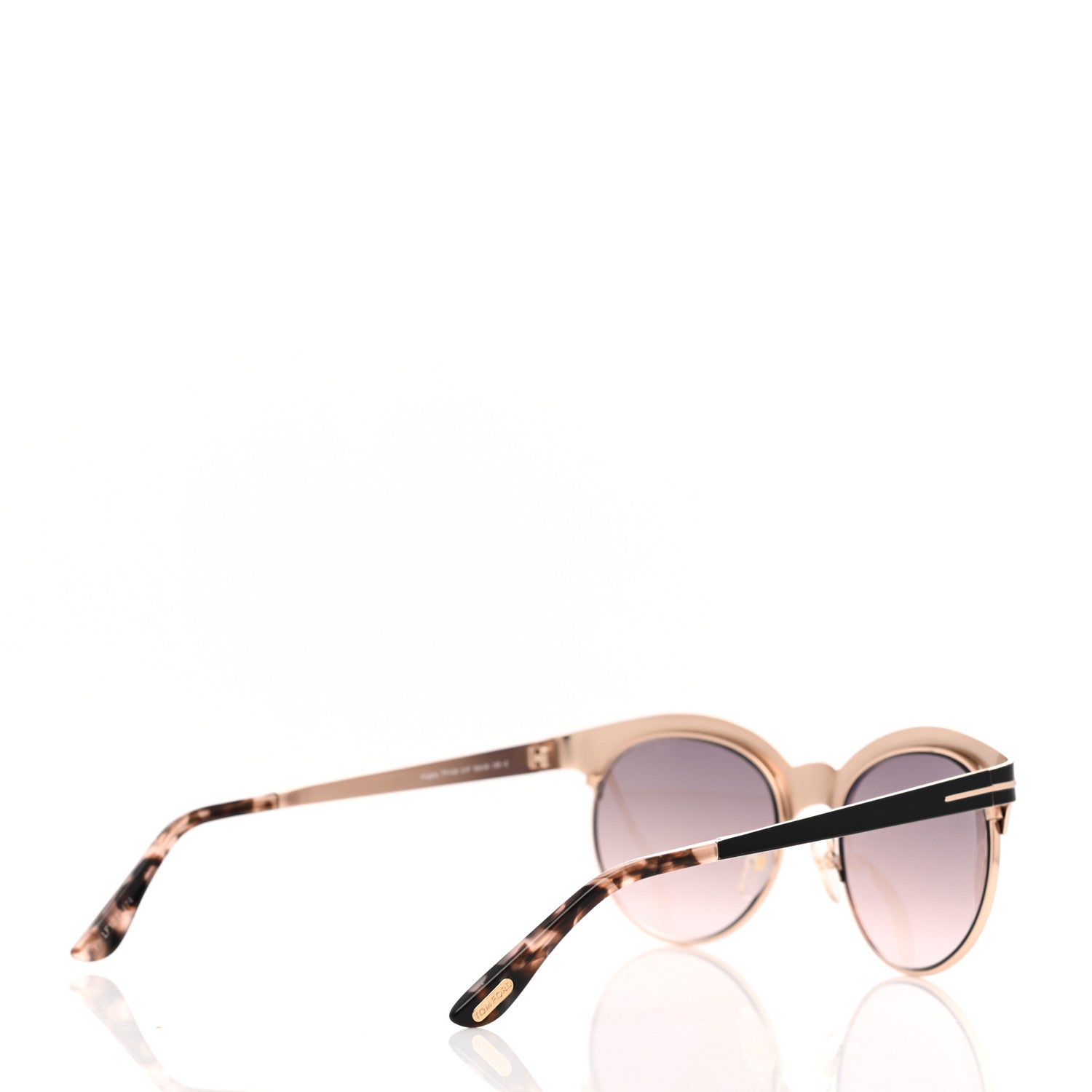 Tom Ford Angela Sunglasses TF438 Black and Tortoise 4 of 7