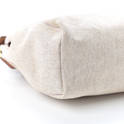 Hermes Toile Vache Calfskin Herbag 30 PM Natural 10 of 18