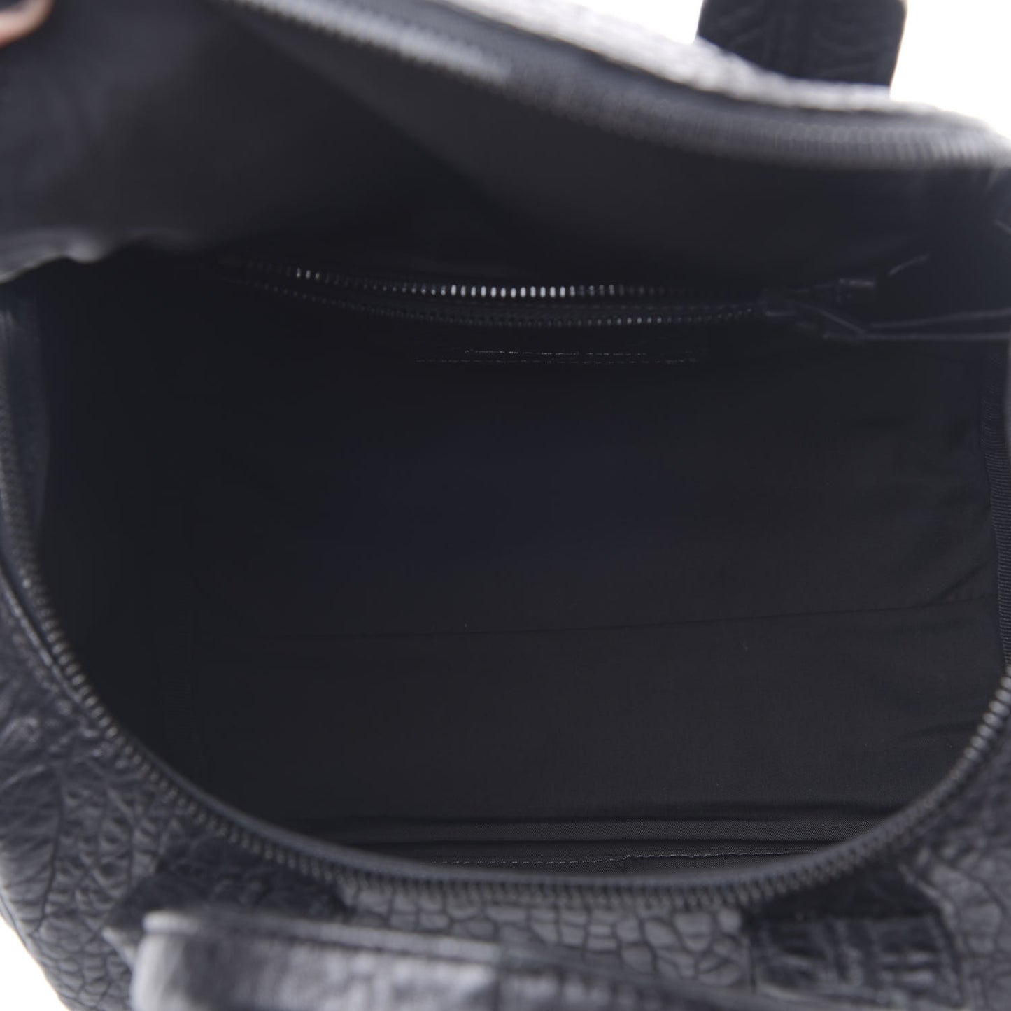 Pebbled Lambskin Rockie Black Matte Black Hardware