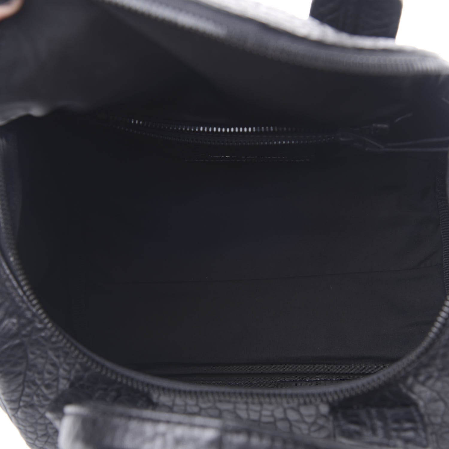 Alexander Wang Pebbled Lambskin Rockie Black Matte Black Hardware 4 of 12