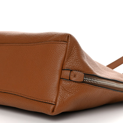 Prada Vitello Daino Zip Shopping Tote Cannella 10 of 10