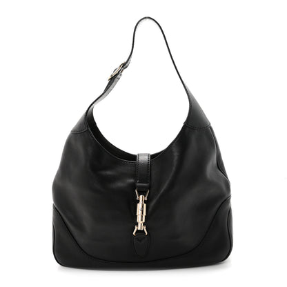 Gucci Calfskin Medium New Jackie Shoulder Bag Black 1 of 10