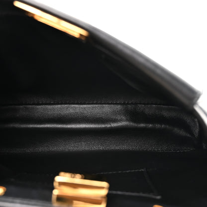 Fendi Nappa Mini Peekaboo Iconic Satchel Black 6 of 11