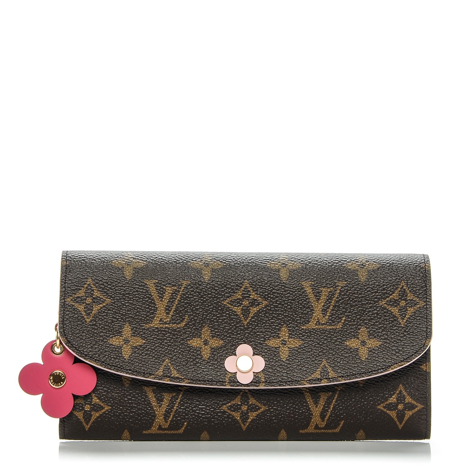 Louis Vuitton Monogram Bloom Flower Emilie Wallet 1 of 6