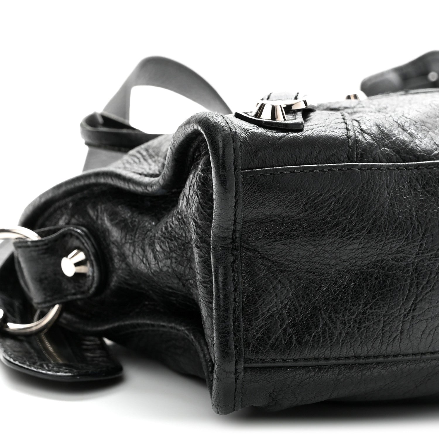 Balenciaga Agneau Classic Silver Hardware Mini City Black 10 of 12