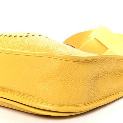 Hermes Taurillon Clemence Evelyne III PM Soleil 10 of 10