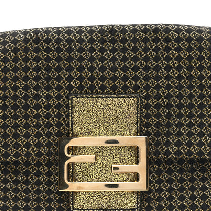 Fendi Micro Zucchino Forever Mini Mama Baguette Black Gold 7 of 9
