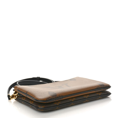Louis Vuitton Reverse Monogram Giant Double Zip Pochette 4 of 9