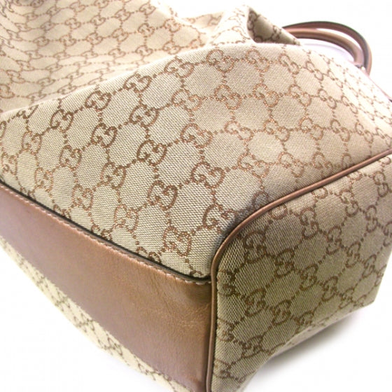 Metallic Monogram Large Sukey Bronze