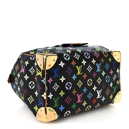 Louis Vuitton Monogram Multicolor Speedy 30 Black 4 of 10