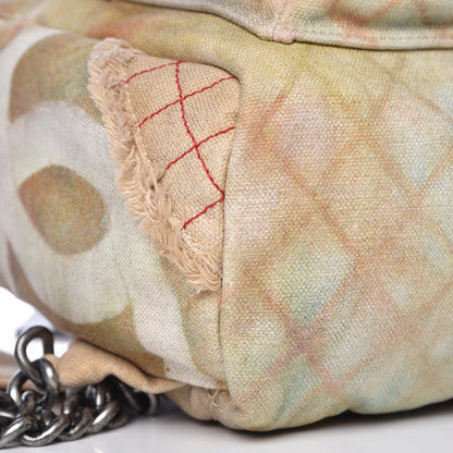 Chanel Graffiti Printed Canvas Medium Backpack Beige 8 of 10