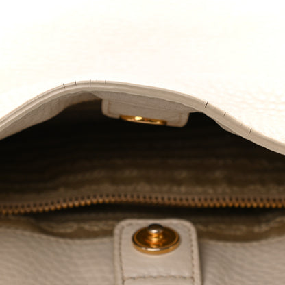Prada Vitello Daino Tote Talco 11 of 23