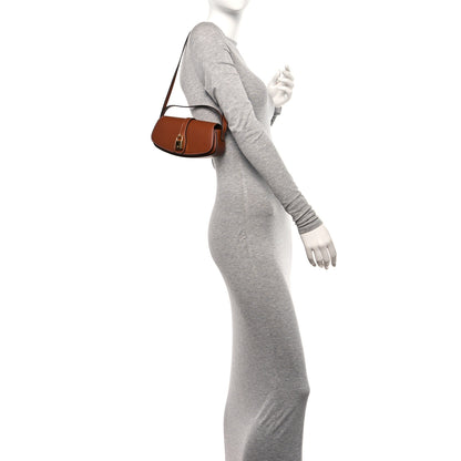 Celine Smooth Calfskin Tabou Clutch On Strap Tan 2 of 10