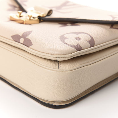 Louis Vuitton Empreinte Monogram Giant Pochette Metis Creme Bois De Rose 7 of 9