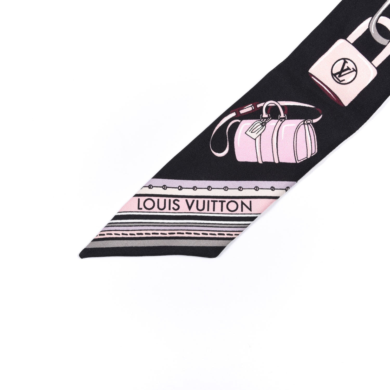 Louis Vuitton Silk Monogram Essentials LV BB Bandeau Light Pink 3 of 4