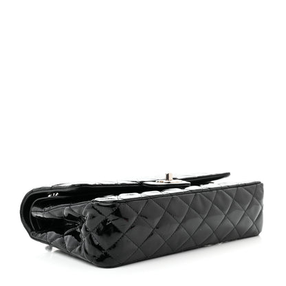 Chanel Patent Quilted Medium Double Flap Black 4 of 13