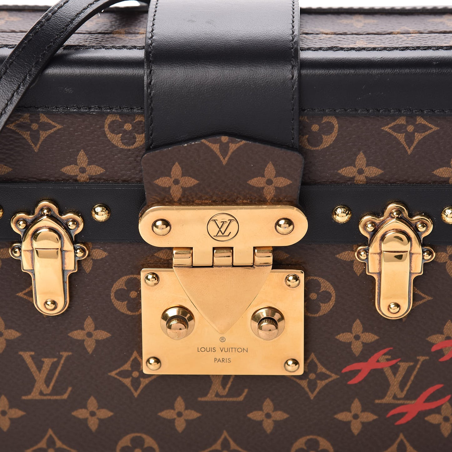 Monogram Petite Malle Black