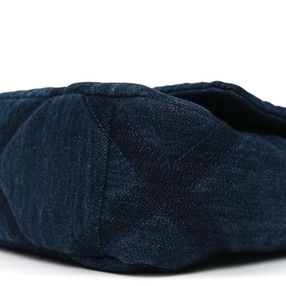 Chanel Denim Quilted Medium Chanel 19 Flap Blue Blue 10 of 10