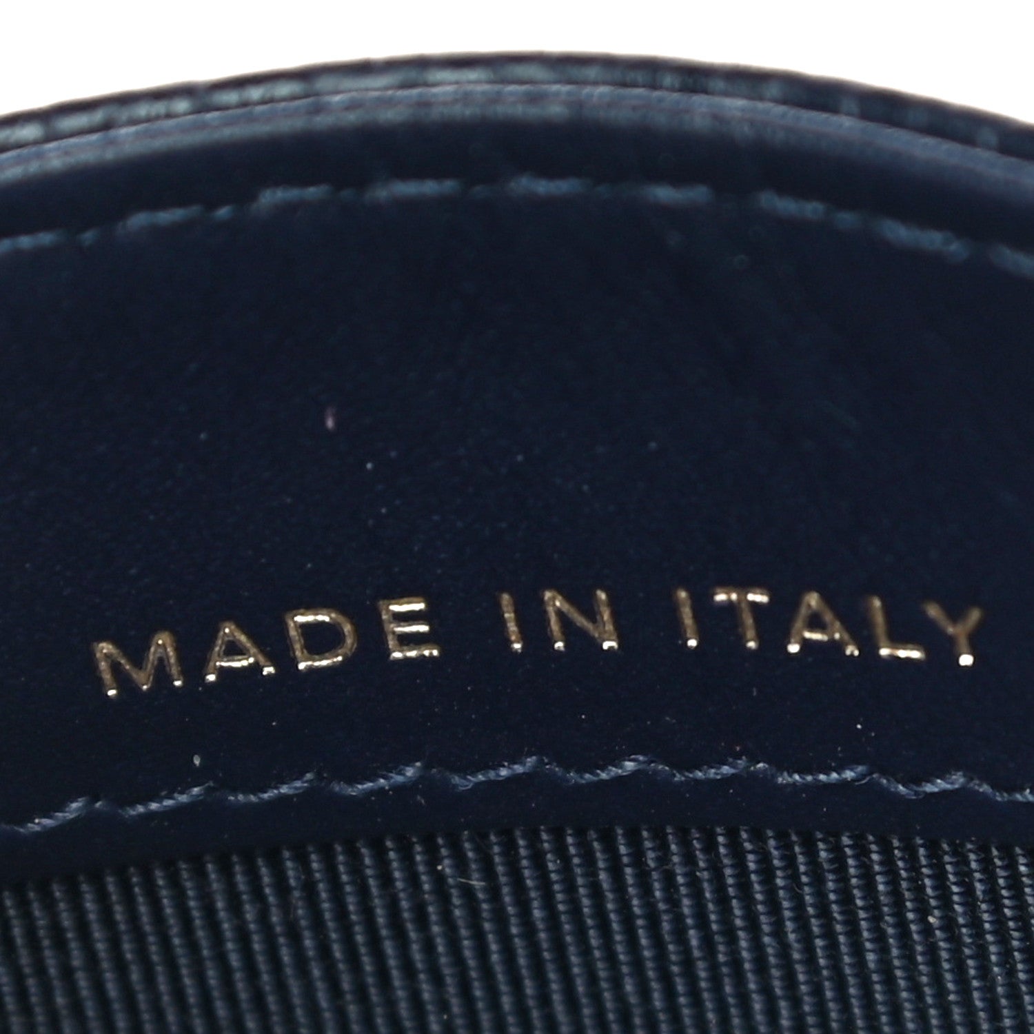 Chanel Caviar Quilted Card Holder Navy 7 of 11