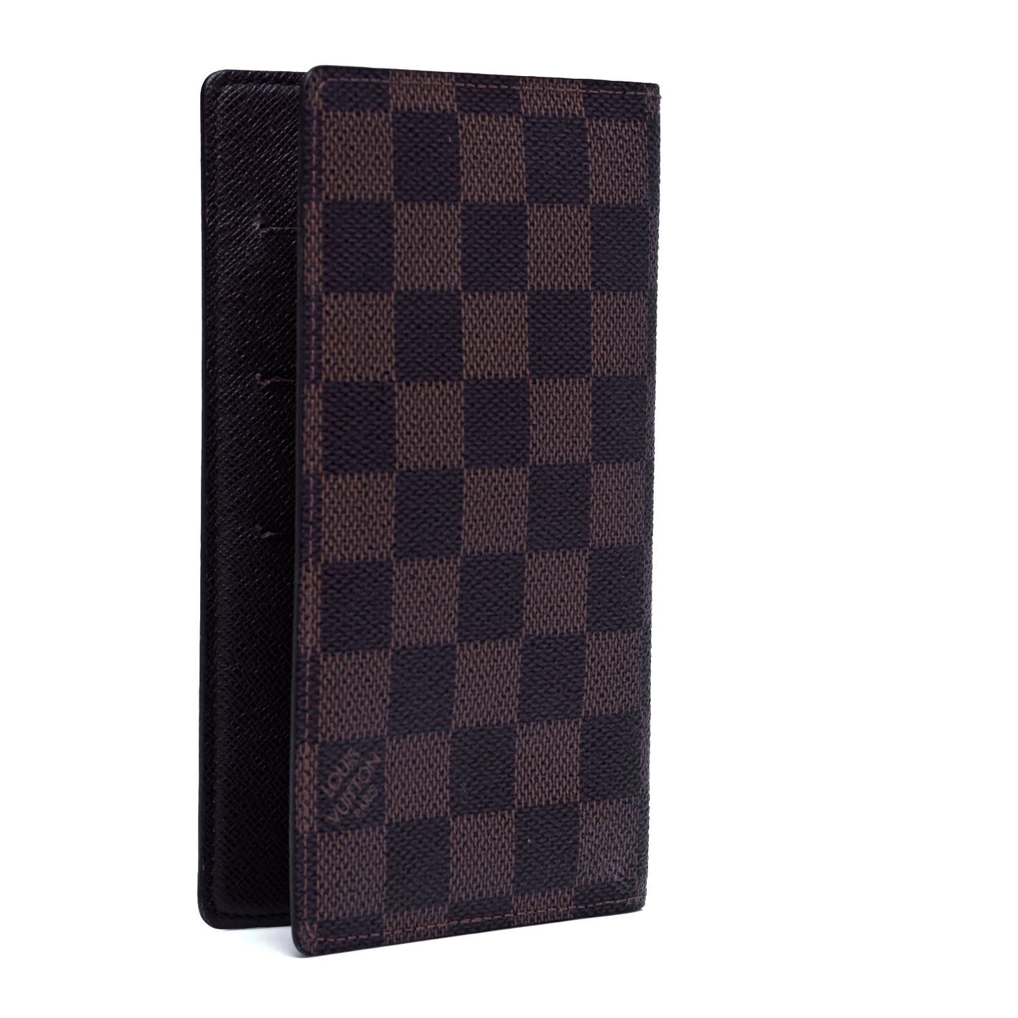 Damier Ebene Checkbook Cover Wallet