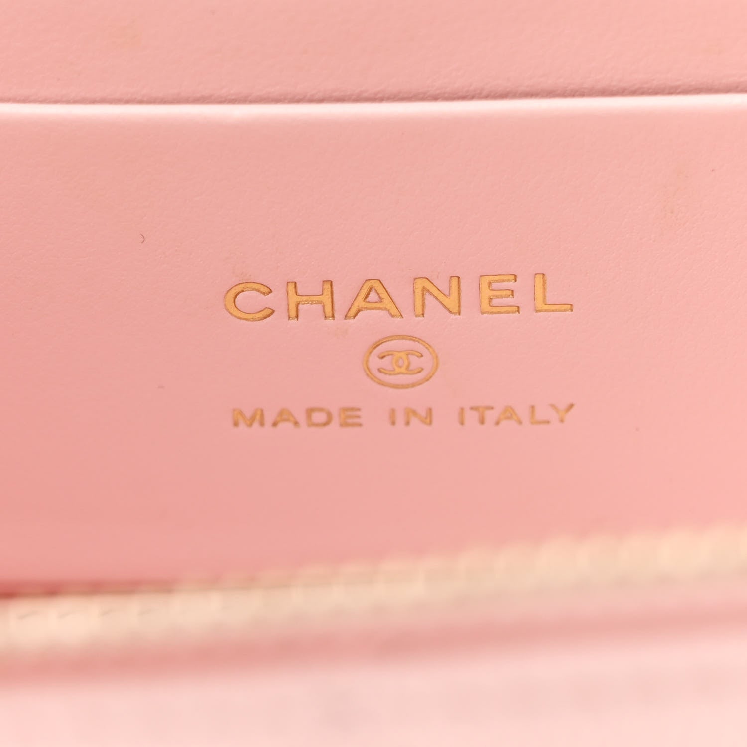 Chanel Caviar Quilted Small Vanity Case With Chain Light Pink 6 of 10