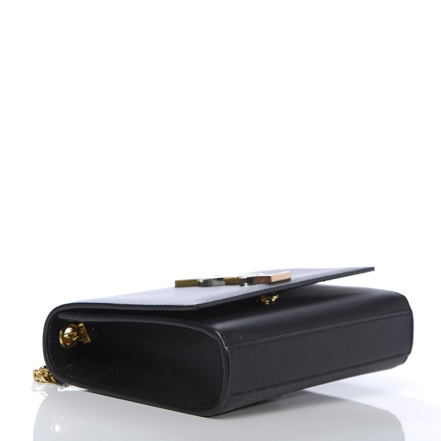 Saint Laurent Calfskin Small Monogram Kate Satchel Black 6 of 10