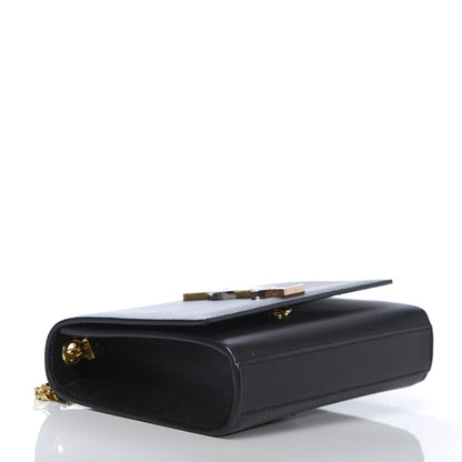 Saint Laurent Calfskin Small Monogram Kate Satchel Black 6 of 10