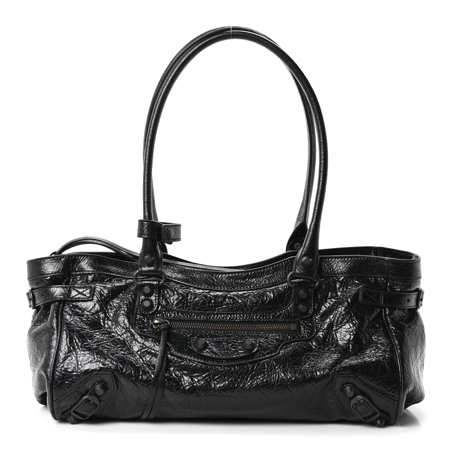 Balenciaga Agneau Arena Classic Hardware East West Le City Black 1 of 9