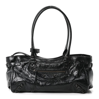 Balenciaga Agneau Arena Classic Hardware East West Le City Black 1 of 9