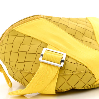 Bottega Veneta Nappa Intrecciato Carved Panels Belt Bag Yellow 9 of 11