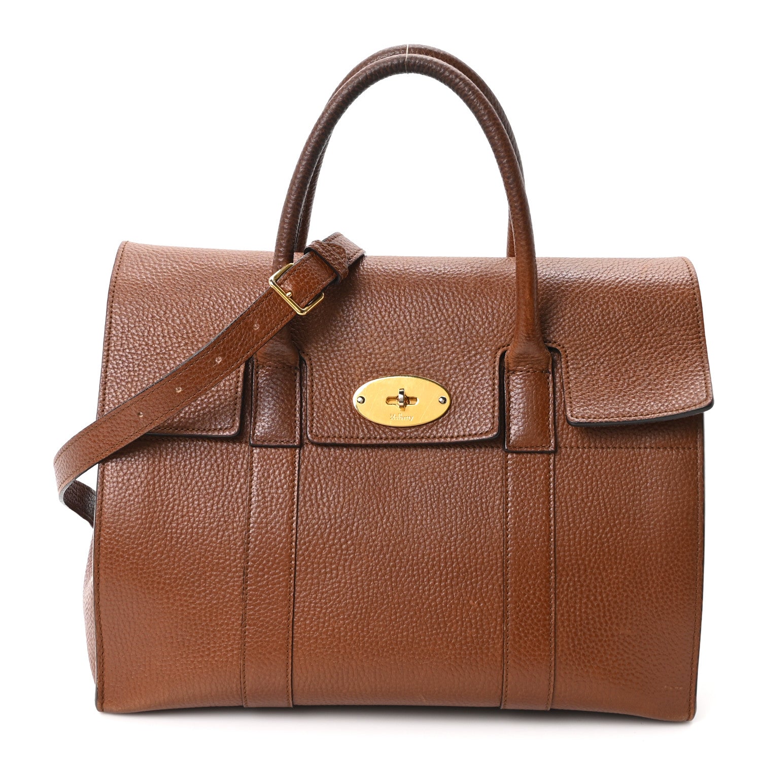 Mulberry Classic Grain Calfskin Bayswater Oak 1 of 9
