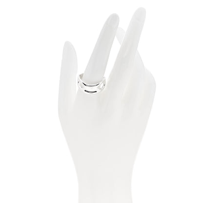 Tiffany Sterling Silver Elsa Peretti Open Side Ring 60 9.25 2 of 4