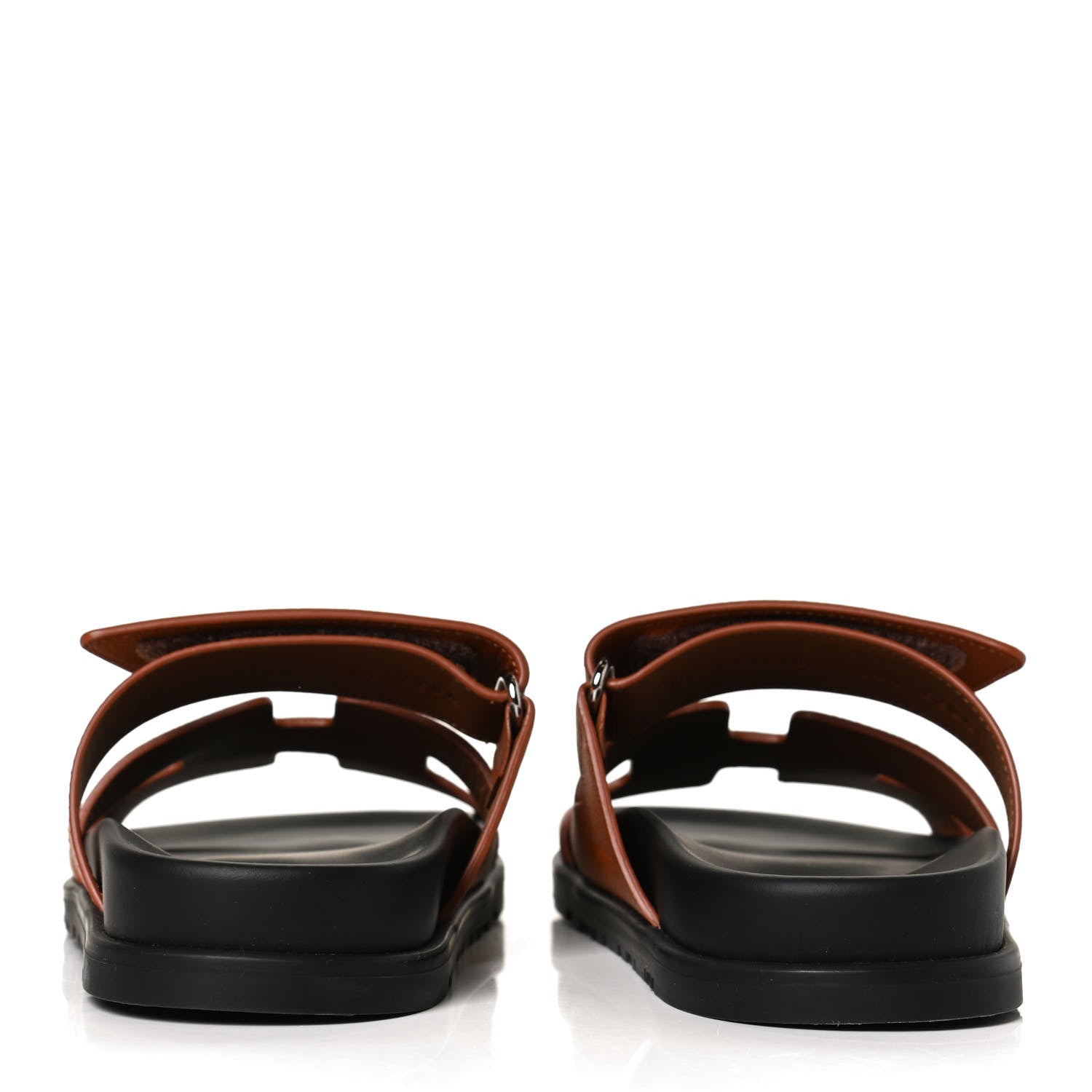 Hermes Epsom Womens Chypre Sandals 35.5 Natural 6 of 12