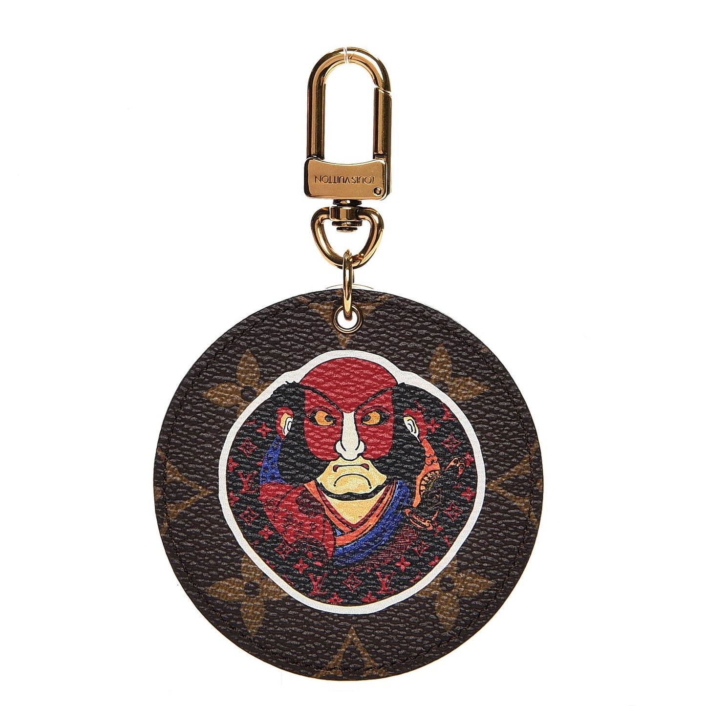 Monogram Illustre Kabuki Bag Charm Key Ring