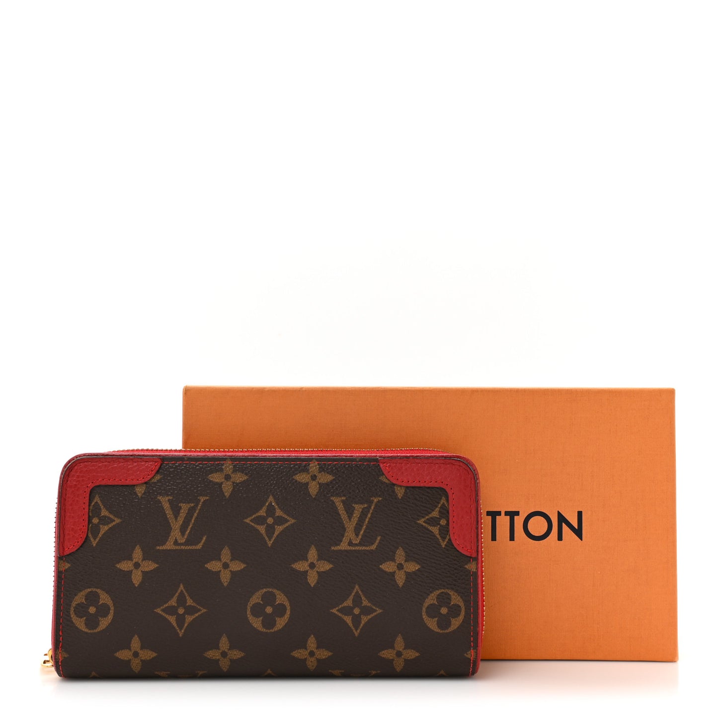 Monogram Retiro Zippy Wallet Cherry