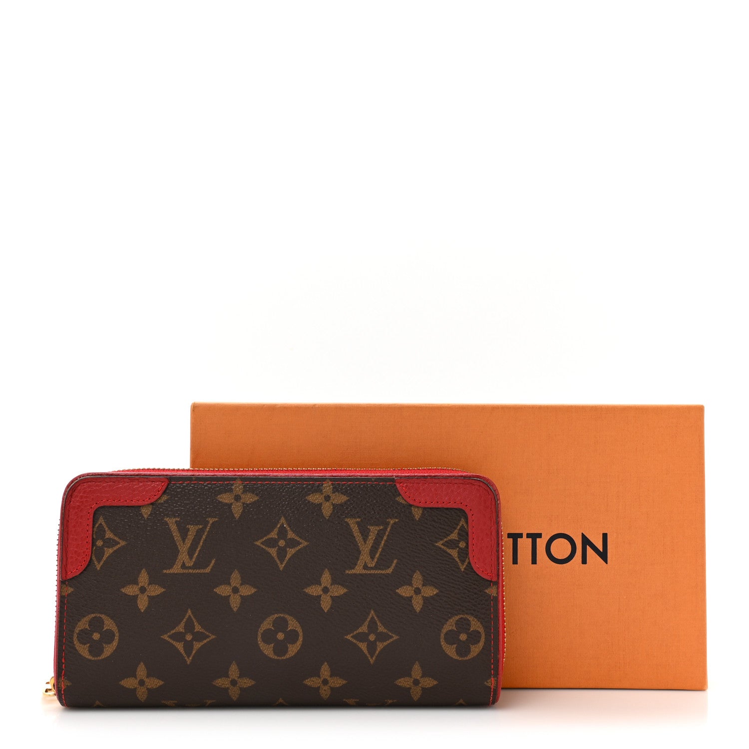 Louis Vuitton Monogram Retiro Zippy Wallet Cherry 13 of 13